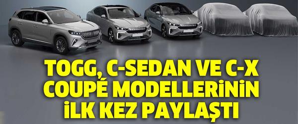 Togg’un C-Sedan ve C-X Coupe Modelleri Görücüye Çıktı
