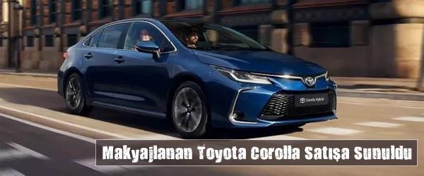 Makyajlanan Toyota Corolla Satışa Sunuldu