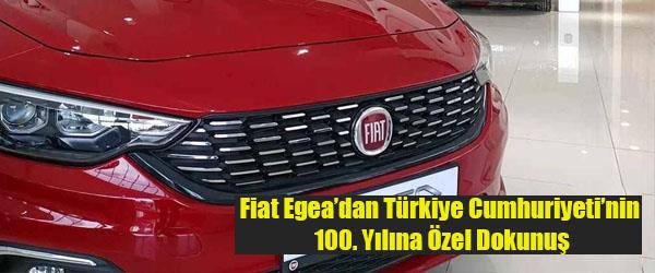 Fiat Egea’dan Türkiye Cumhuriyeti’nin 100. Yılına Özel Dokunuş