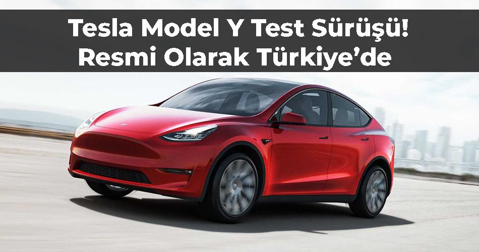 Tesla Model Y Test Sürüşü! Resmi Olarak Türkiye’de