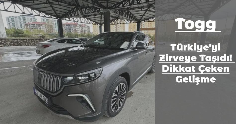 Togg, Avrupa’da Liderliğe Yerleşti