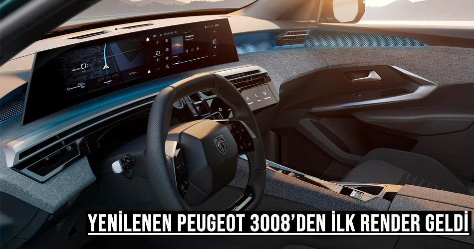 Yenilenen Peugeot 3008’den İlk Render Geldi