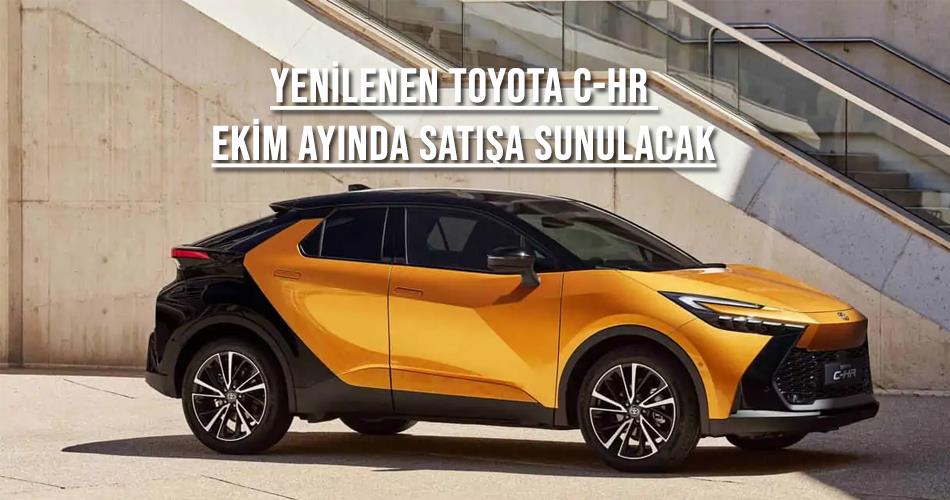 Yenilenen Toyota C-HR Ekim Ayında Satışa Sunulacak