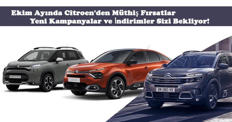 Ekim Ayında Citroen'den Müthiş Fırsatlar: Yeni Kampanyalar ve İndirimler Sizi Bekliyor!