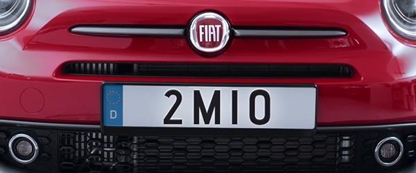 2 Milyonuncu Fiat 500 yollara çıktı
