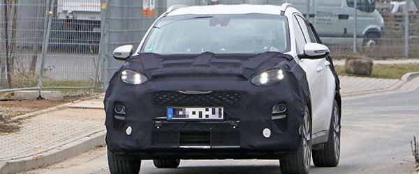 Yenilenen Kia Sportage Makyajlanırken görünütülendi!