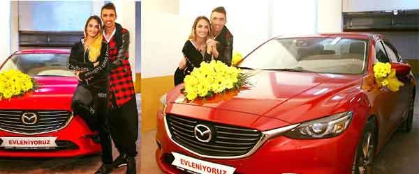 Mazda'dan Fernando Muslera'ya düğün hediyesi