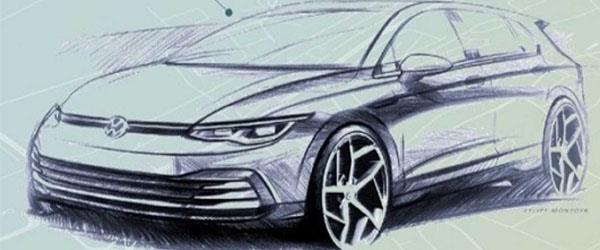2020 Volkswagen Golf İlk Teaser Görüntülerini Yayınladı