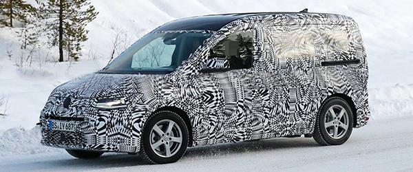 Yeni Nesil VW Caddy Kış Testinde Kameralara Yakalandı