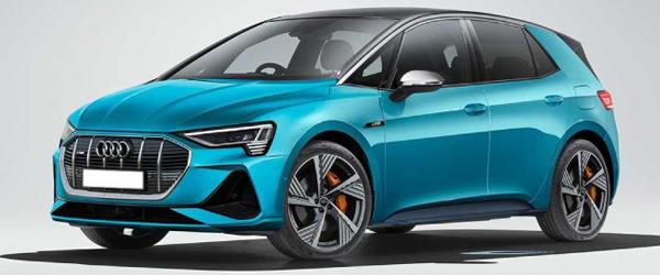 Elektrikli Audi e-Tron Hatchback İçin İlgi Çekici Tasarım Projesi