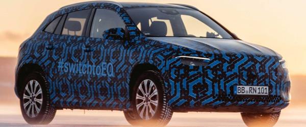 Mercedes EQA Kamuflajlandı
