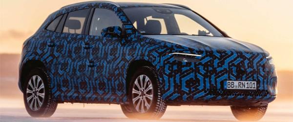 2020 Mercedes EQA Kamuflajlı Olarak Karşımızda