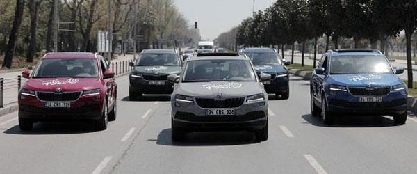 Üretilen Maskeye Skoda’dan Lojistik Destek