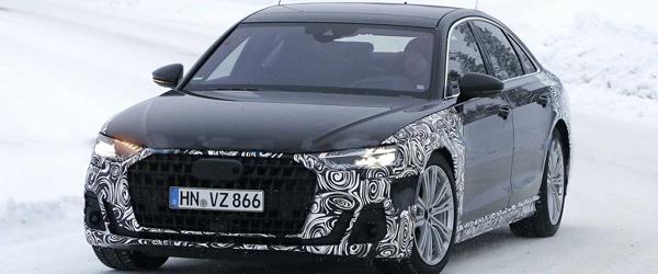 Makyajlı Audi A8 Kendini Gizlerken Yakalandı
